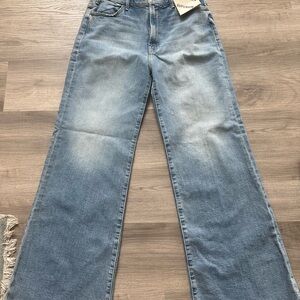 NWT Mother the hustler roller fray